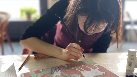 【敦煌雲景畫院】甘肅敦煌親子研學體驗/敦煌壁畫臨摹/專業老師指導（提供畫材+全程體驗1.5小時左右）