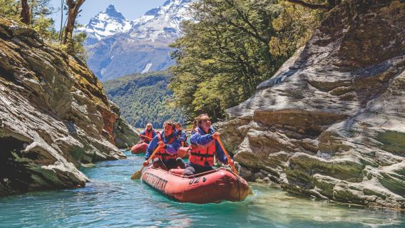 New Zealand South Island Glenorchy Dart River Canoe + Lord of the Rings one-day tour with Lunch