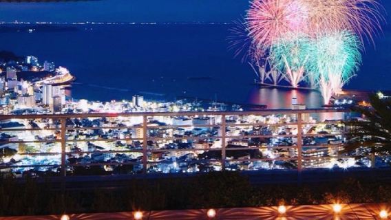 日本熱海花火大會一日東京出發·星級法餐酒店露台賞熱海花火