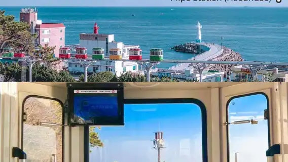 韓国・釜山発|海雲台ブルーラインパーク+甘川文化村+青沙浦+龍宮寺 日帰りツアー