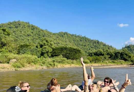 Chiang Mai Full-Day: Trekking, Tubing & Elephant Observation