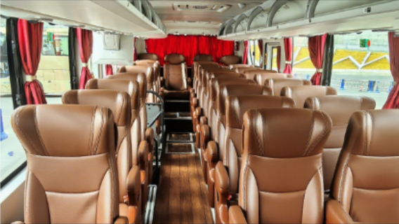 九寨溝風景區 - 黃龍九寨溝高鐵站接駁車 (2+1 豪華保姆大巴) 去程/回程可選/正規車輛/空調大巴/保姆大巴/可選