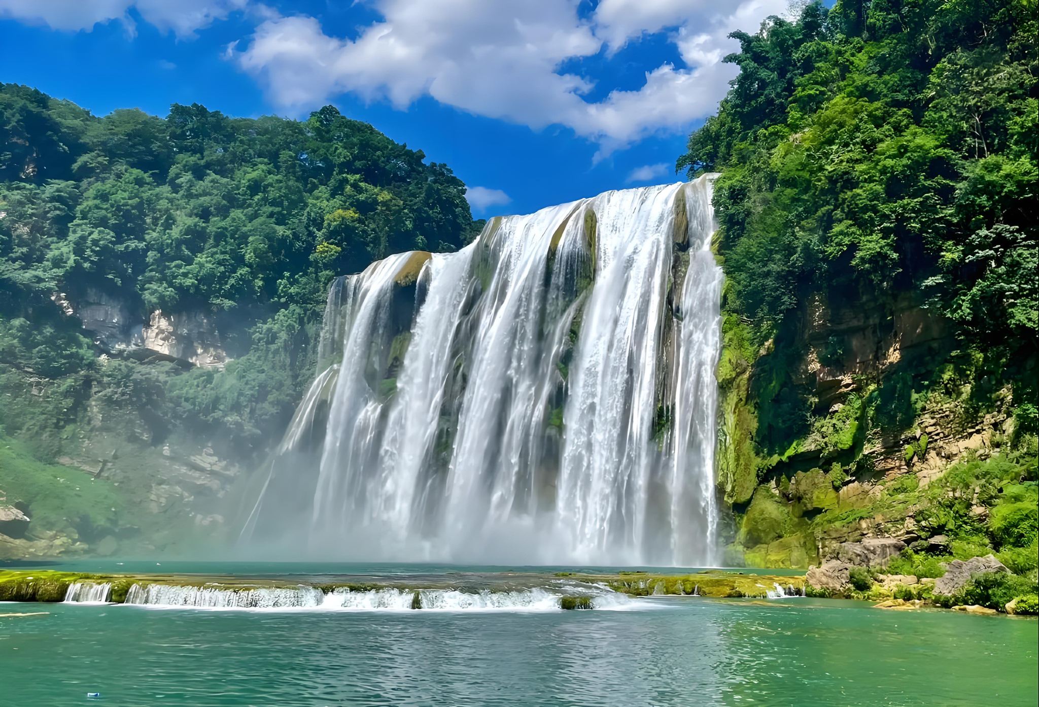 [Saliendo de Guiyang] Excursión de un día al área escénica de Huangguoshu y la cascada de Doupotang (cruzando la cueva milenaria de la cortina de agua)