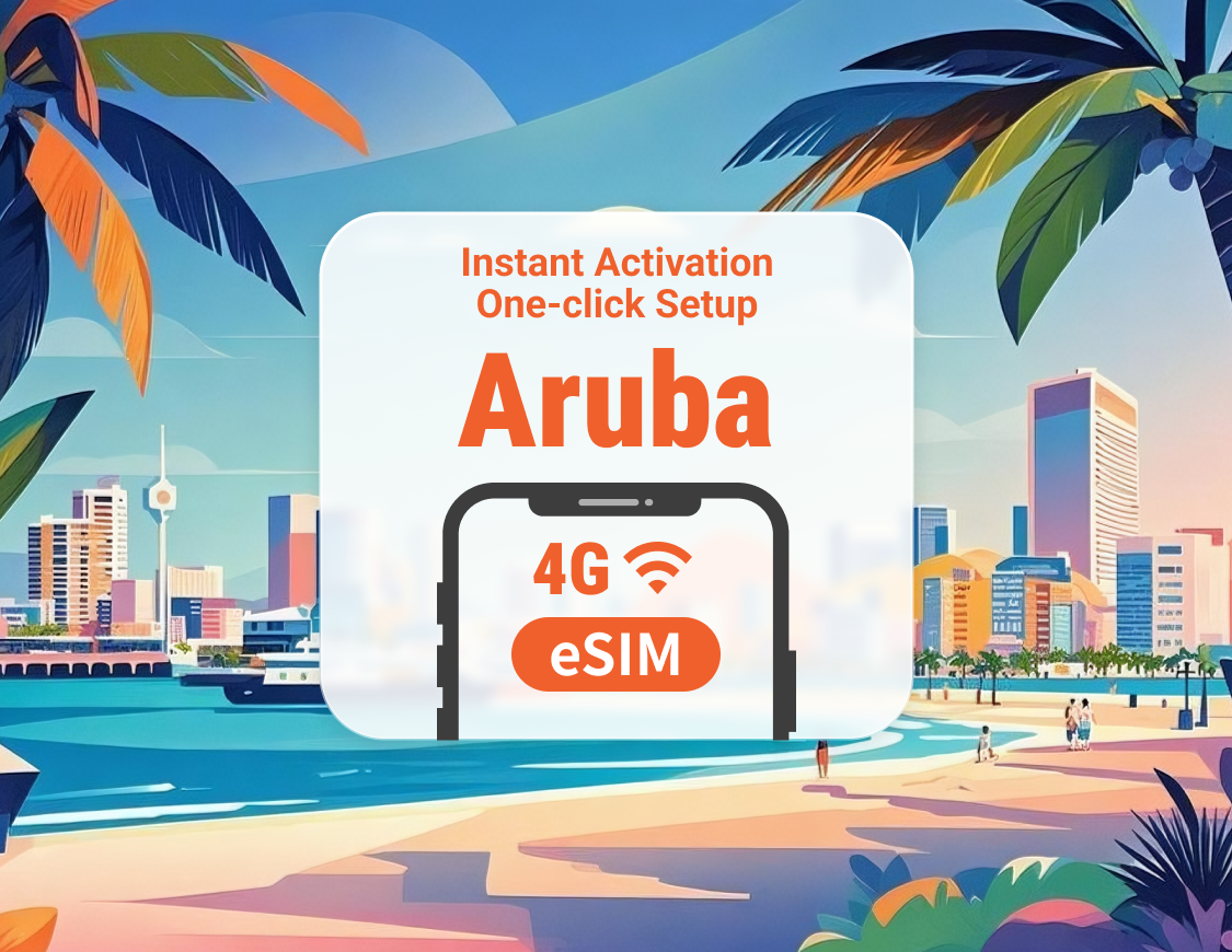 Aruba eSIM | Supports ChatGPT & TikTok | 1–30 Days | Instant QR