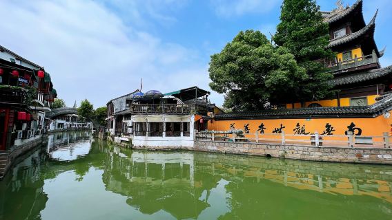 Autobus business | Guida in inglese | 1 giorno a Zhujiajiao, Lujiazui e Fuxing Park