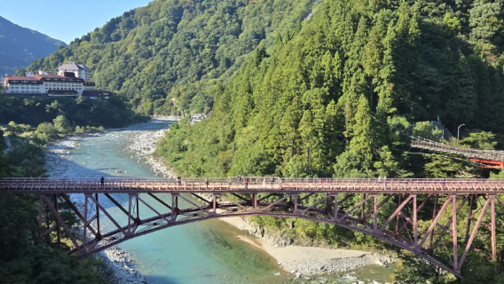 日本富山、宇奈月溫泉（黑部峽谷小火車）包車一日自由行
