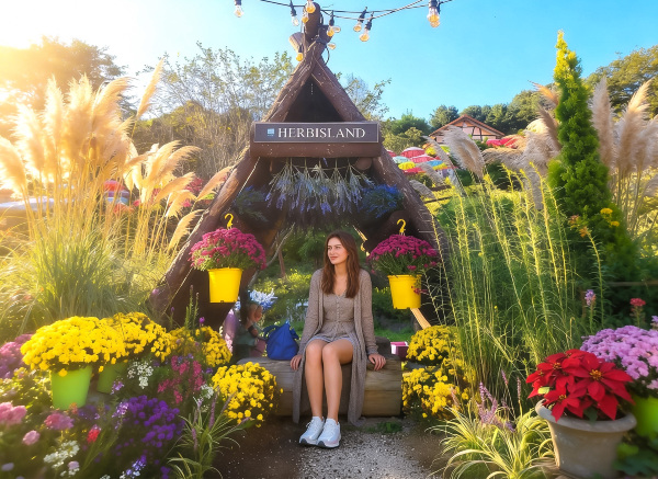 草莓摘採 + 山井湖 + 鴿子潭瀑布 + 香草島樂園 一日遊