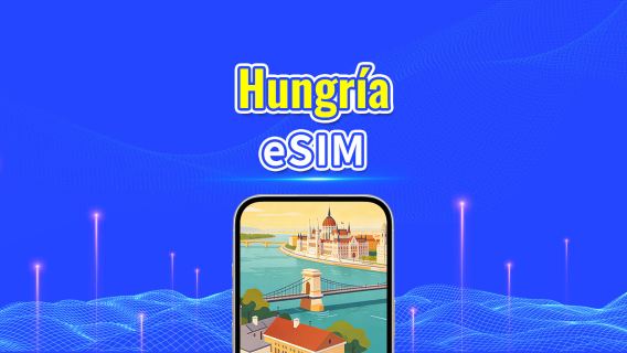 Hungría 5G eSIM  | Doble Cobertura | Compatible con IA y TikTok | Paquete de datos diario/total | 1–30 días | Facturación por 24 horas | Código QR