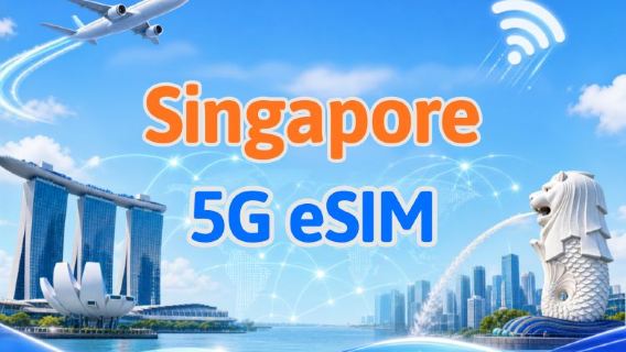 eSIM 4G Singapore | Hỗ trợ TikTok & Google Maps | Gói theo ngày / Gói dữ liệu tổng | 1–30 ngày | Tính phí theo 24 giờ | Mã QR