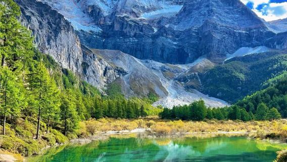 Tasik Wudi + Daocheng Yading kenderaan perniagaan kongsi kenderaan bas ulang-alik (Shangri-La pergi-balik)