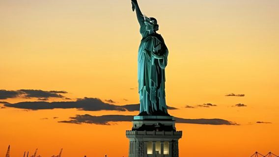 New York: 60 veya 90 Dakikalık Özgürlük Heykeli Günbatımı Gemi Turu