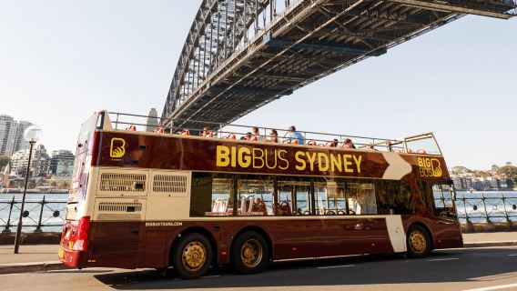 Tour bus hop-on hop-off di Sydney di Big Bus Tours