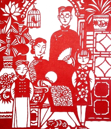 中国　版画　年画　五子登科　民藝　額装　送料込み1012 ユネスコ登録の中国伝統切り絵ワークショップ：民芸品作り | Trip.com