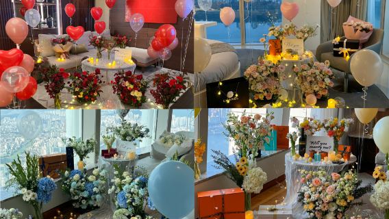 K-드라마 스타일 로맨틱 프로포즈 세팅