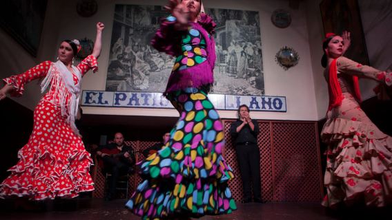 Seville: Vé biểu diễn El Patio Sevillano Flamenco & Bữa tối