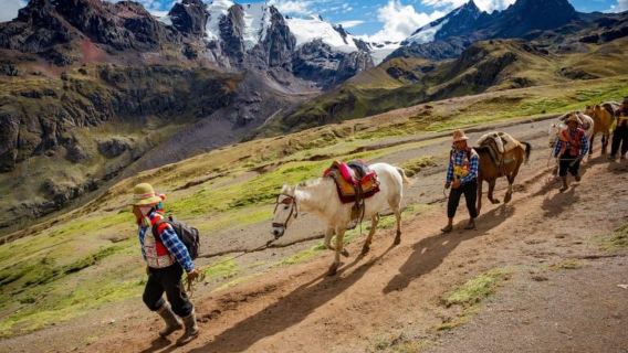 Rainbow Mountain Horseback Riding Tour + Buffet Lunch