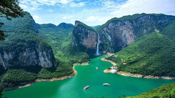Excursion d'une journée à Chongqing Wulong · Paysages spectaculaires des dolines et gorges + Montagne des Fées + Galerie de la rivière Wu + Guide bilingue chinois-anglais