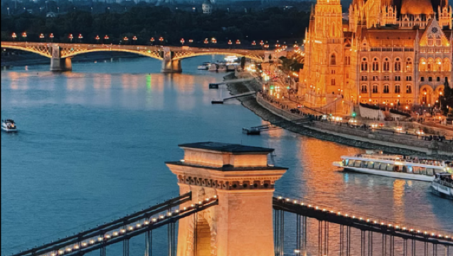 Budapest Parlimen + Fisherman's Bastion + Gereja Matthias + Istana Buda + Sungai Danube