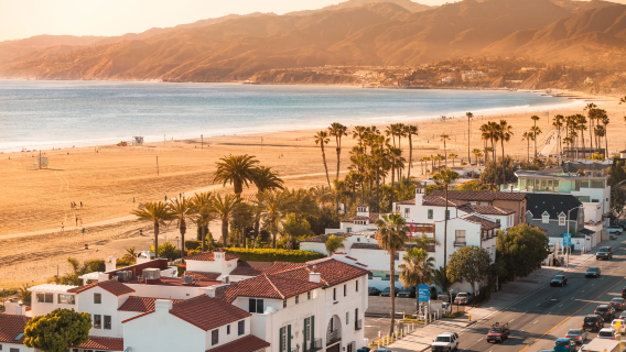 Los angeles Santa monica state beach + Beverly hills + Hollywood walk of fame + Sunset blvd 1-day tour