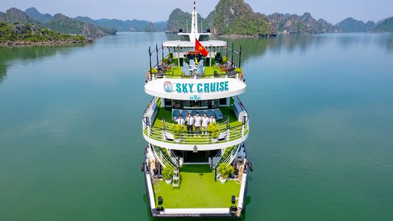Sky Crociera 99 - Crociera Giornaliera nella Baia di Halong con Grotta Sung Sot, Isola Titop e Grotta Luon