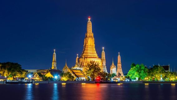 Croisière au coucher du soleil/dîner sur le Sawasdee Chaophraya à Bangkok