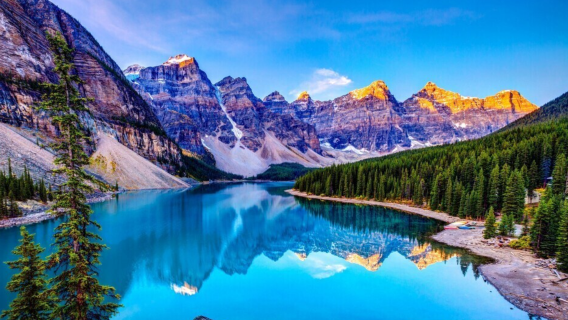Calgary pergi-balik Bandar Banff + Lembah Johnston lawatan sehari tersuai (perjalanan boleh disesuaikan)
