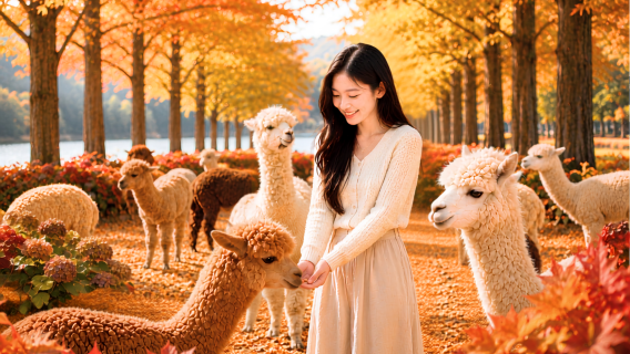 Lawatan Sehari ke Pulau Nami Korea + Taman Alpaka + Basikal Keretapi Gangchon Kim Yoo-jung