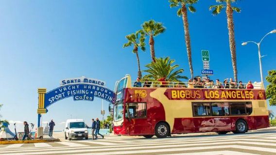 洛杉磯BigBus開篷觀光巴士(遍覽經典地標+自在逛玩+荷里活海灘雙線)