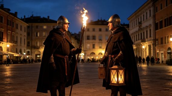 Vigia noturno medieval: Experiência de patrulha noturna de 2 horas em Munique, Alemanha