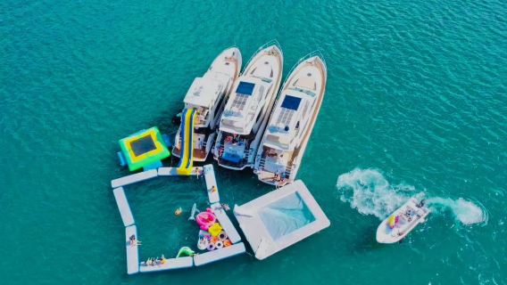 陵水清水灣遊艇會豪華遊艇帆船出海一日遊東自營陵水旅遊