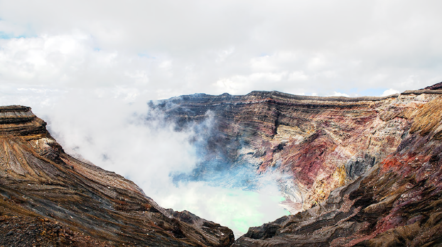 日本熊本阿蘇中嶽火山口+草千里（草千里之濱）一日遊