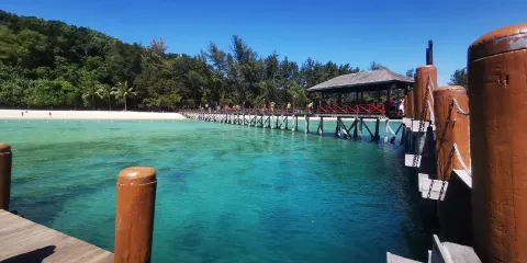 沙巴亞庇馬穆迪島+馬奴幹島浮潛拼團一日遊