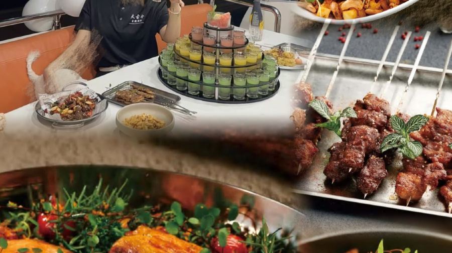 【特色求婚圓桌選項17666】廣州86英尺豪華遊艇包船求婚（含遊艇求婚場景佈置+遊艇用餐“7-10人份”+跟拍