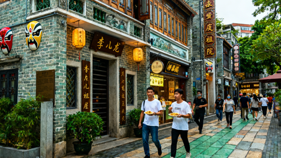 Xiguan Charm · Arcade Stroll Route - Yong Qing Fang - Lychee Bay - Cantonese Opera Art Museum