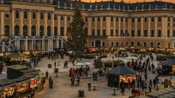 Palacio de Schönbrunn: Tour autoguiado + Bono para el Mercado de Navidad y Concierto