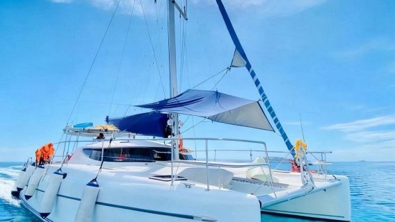 【泰國普吉島帆船包船出海海釣】 普吉島阿瑪瑞號徜徉安達曼海～開啟40尺雙體帆船出海浪漫之旅～