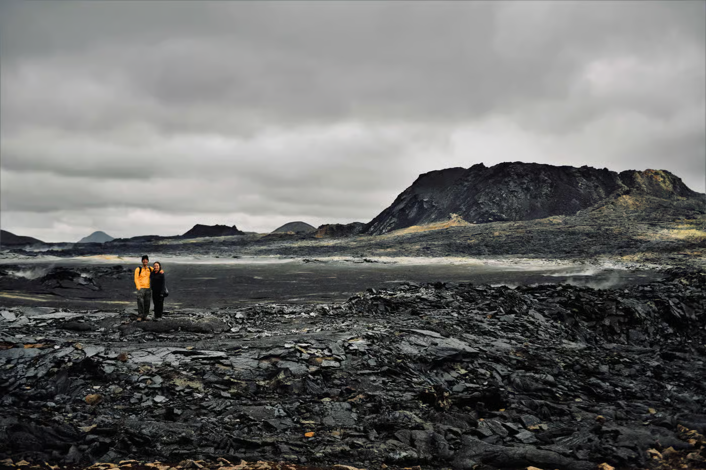Excursión a pie por los volcanes Fagradalsfjall y Meradalir en Islandia - Sitio volcánico/Guía profesional