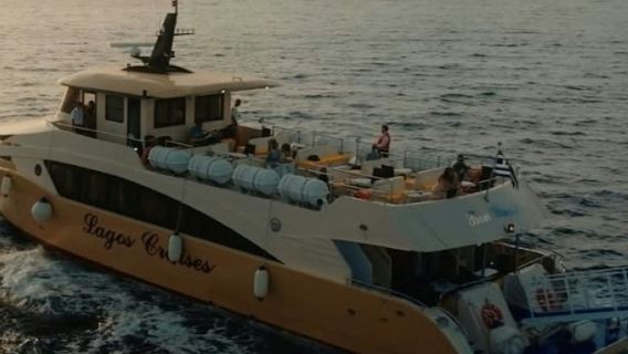 Thasos: Sunset Cruise + 1 Drink + Swim Stop