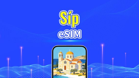 Síp 5G eSIM  | Hỗ trợ đầy đủ AI & TikTok | Gói dữ liệu ngày/tổng | 1–30 ngày | Tính phí 24 giờ | Mã QR