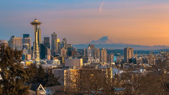 Amerika - Pekan Forks - Tasik Crescent - Taman Negara, perjalanan balik ke Seattle, sewaan peribadi tersuai