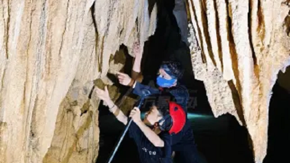 Penerokaan Gua Lingxi Xingyi Guizhou | Papan dayung gua + Flying Fox hadiah peralatan lengkap kopi gua