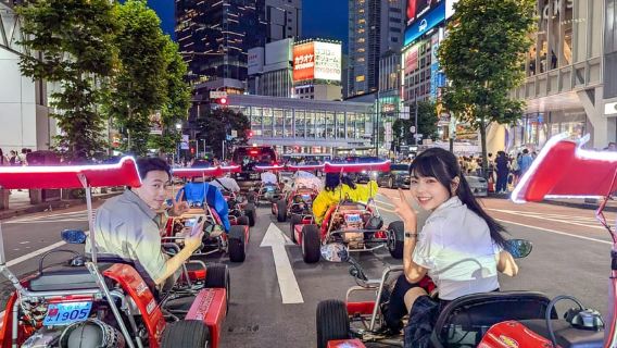 Tokyo:Shibuya Go Karting Tour from Shinjuku to Shibuya