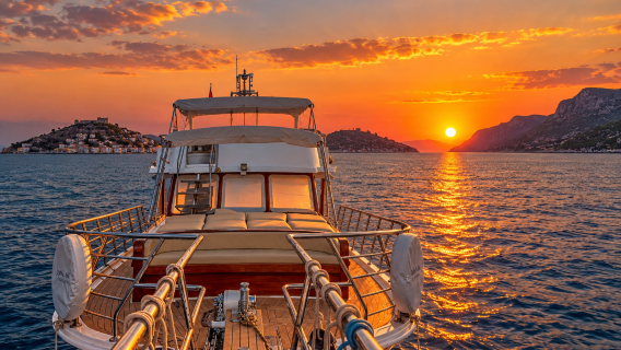 Croisières romantiques au coucher du soleil à Kaş