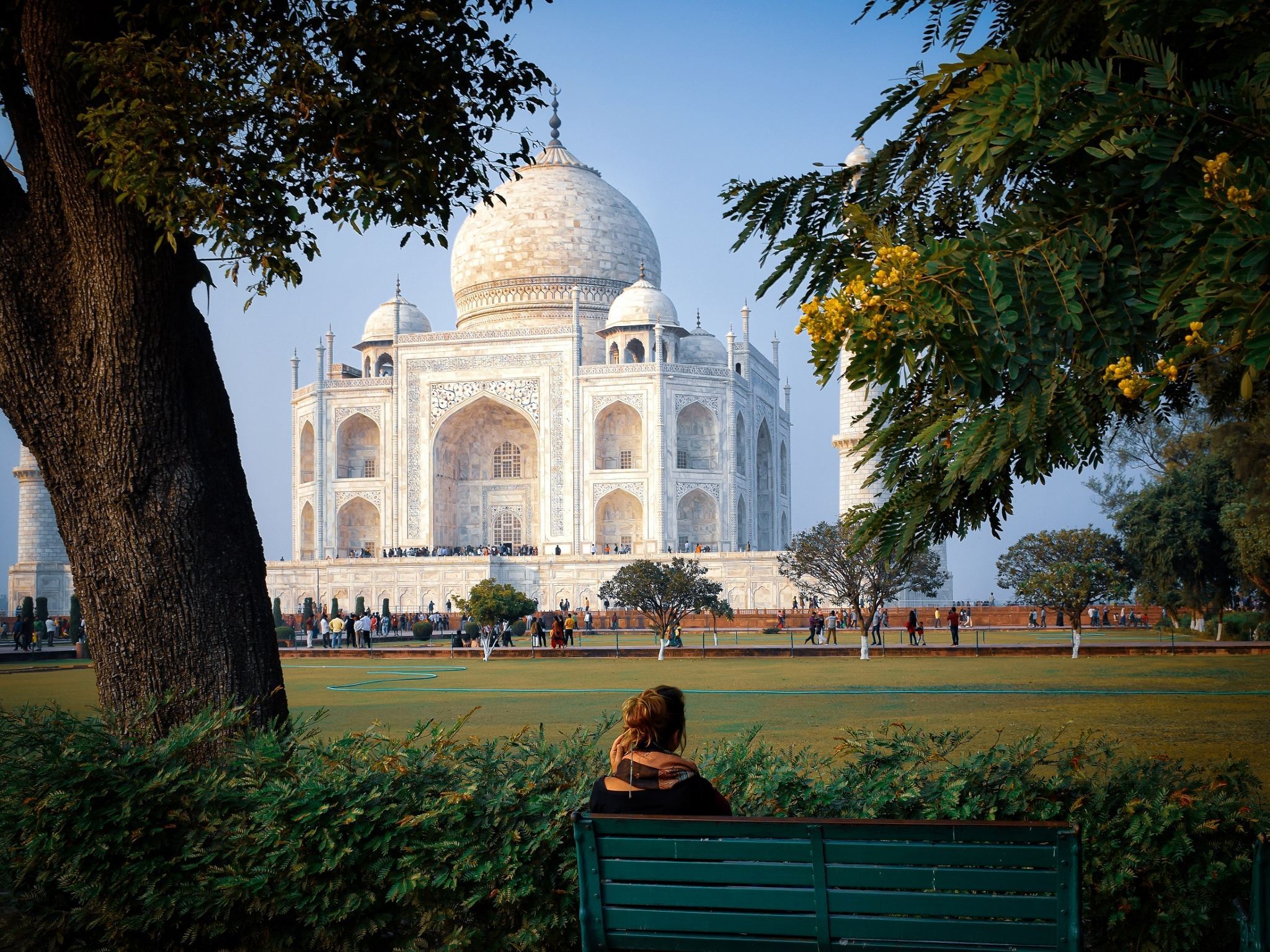 Erkunde Taj Mahal und Agra Fort bei einem Tagesausflug ab Delhi