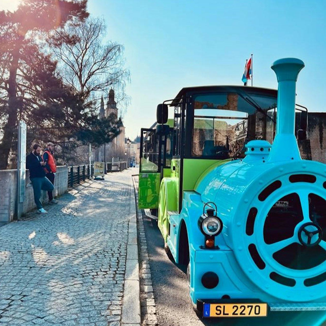 City Train in Luxembourg's Old Town