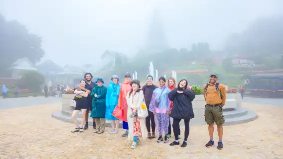 清邁因他暖山瀑布與村落探險