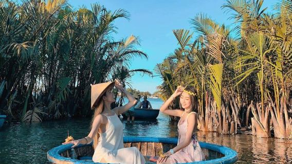 ออกเดินทางจากฮอยอัน|ล่องเรือตะกร้าและคลาสทำอาหารที่ฮอยอัน พร้อมอาหารและการเดินทาง