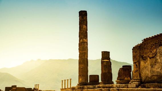 ローマ発ポンペイ日帰り旅行(高速列車とガイド付きツアー)