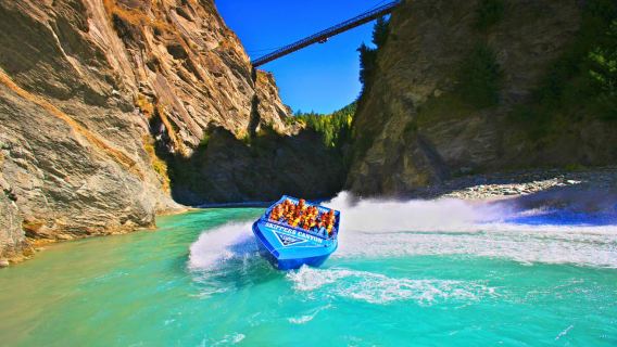 Dari Queenstown: Naik Perahu Jet Skippers Canyon