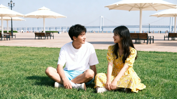 Servizio fotografico a Dalian Xinghai Square[Servizio fotografico sul posto [ritocco completo] - Fotografia raffinata per viaggi, servizi fotografici per famiglie, ritratti autentici, coppie e amiche.]